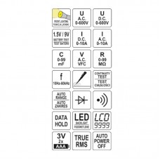 YT-73094 YATO Multimetru digital cu afisaj LCD..